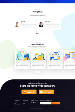 Hosting Company Layout Preview